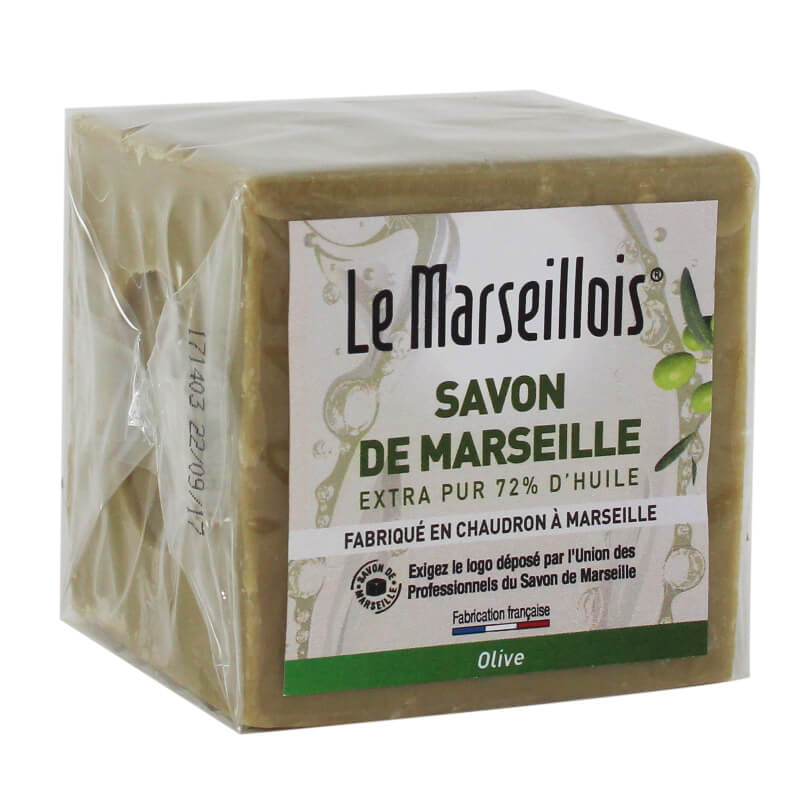 Savon de Marseille - Cube 300 G - Extra pur  l'huile d'olive